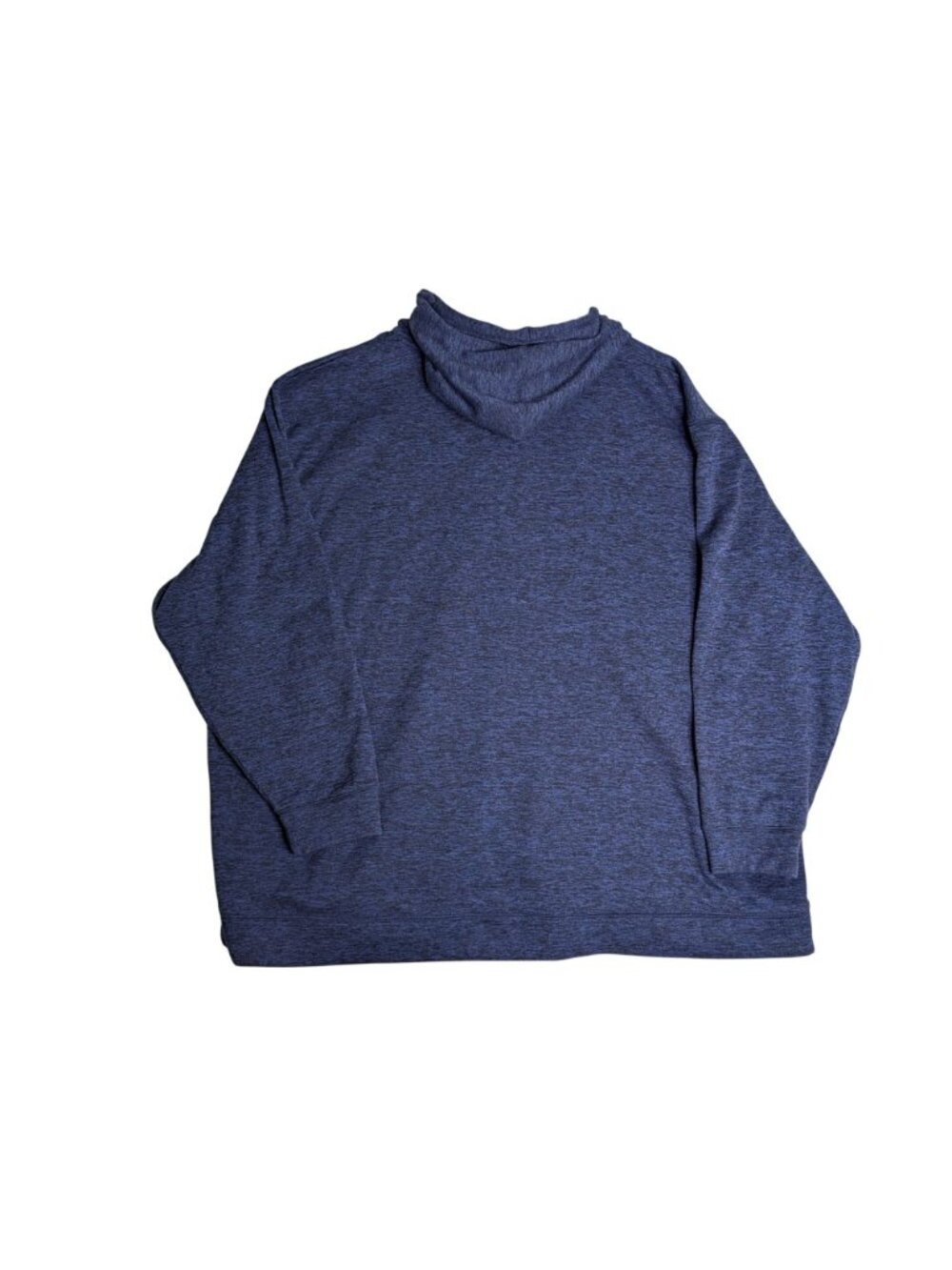 Reebok Men's BLUE Marled Speedwick Full-Zip Hoodie 5XLT - Picture 4 of 11